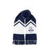 TCA Scarf, a True Navy/ White Two-Tone Gameday Scarf