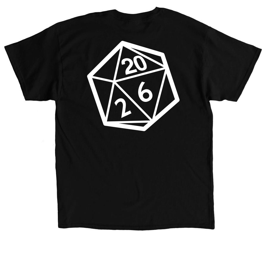 She Kills Monsters Merch, a Black Classic Unisex Tee (back-view)