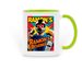 RAMONS REVENGE movie mug collection., a Green Two-Tone Ceramic Mug