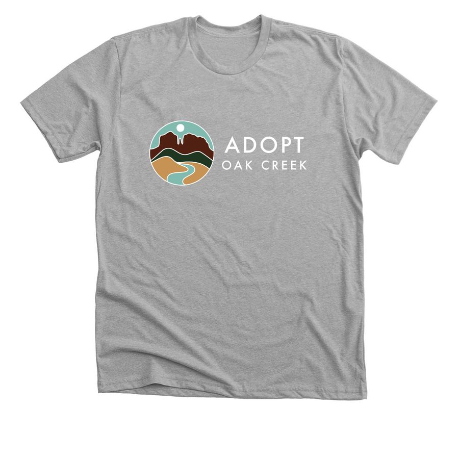 Adopt Oak Creek, a Athletic Heather Premium Unisex Tee