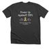 Power Up Against DIPG, a Dark Grey Heather Premium Unisex Tee