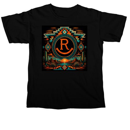 Orange Sunset, a Black Comfort Colors Unisex Tee