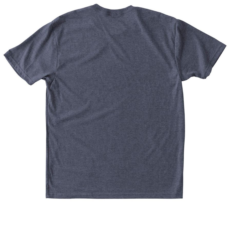 Girls Weekend Pine Lake, a Vintage Navy Triblend Unisex Tee (back-view)