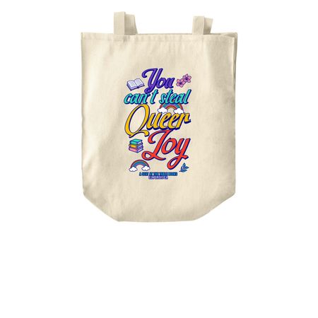 You Can't Steal Queer Joy Tote Bags, a Natural Over-the-Shoulder Shopping Tote Bag