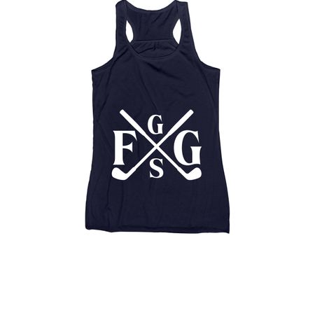 Summer Tanks Mon, a Navy Women's Racerback