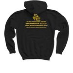 Russ B. Cool CV PRIDE, a Black Youth Pullover Hoodie (back-view)