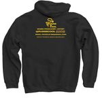 Russ B. Cool CV PRIDE, a Black Pullover Hoodie (back-view)