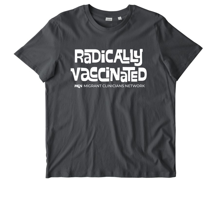 Radically Vaccinated Tee & Sweatshirt, a Anthracite Stanley/Stella Unisex Crafter Tee