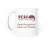 Save Pangolins. Save the Planet., a White Coffee Mug (back-view)