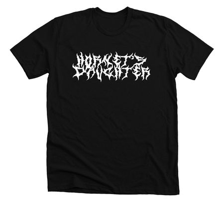 Hornet's Daughter Heavy Metal, a Solid Black Blend Premium Unisex Tee