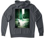 Reaper Merch Drop | Fuel the Rollout, a Terrain Grey Allmade Organic French Terry Pullover Hoodie (back-view)