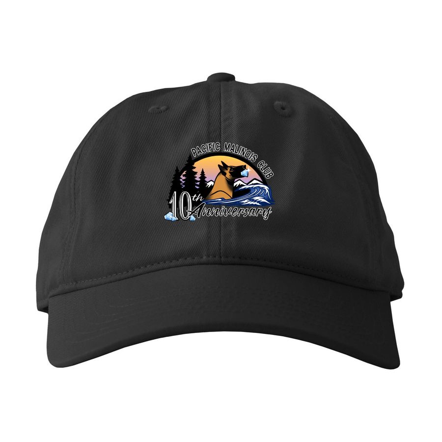 PMC 10 Year, a Black Printed Eco Baseball Cap