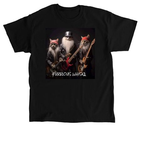 These Cats Rock!!!, a Black Classic Unisex Tee