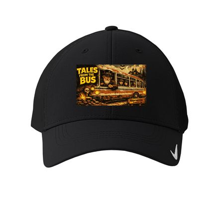 Huntington Haunted Forest #6, a Black Printed Nike Dri-FIT Legacy Performance Cap