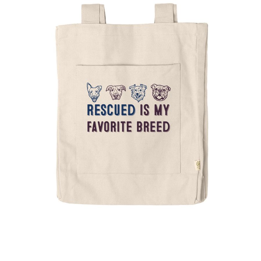 Rescued is my favorite, so I lent a Paw! Bag, a Natural Reclaimist Everywhere Tote Bag