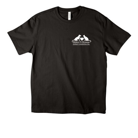HOKAFI GEAR - T-Shirts - Two Sided Logo, a Black Unisex Heavyweight Tee