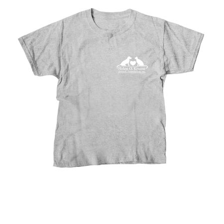 HOKAFI GEAR - T-Shirts - Two Sided Logo, a Sport Grey Youth Unisex Tee