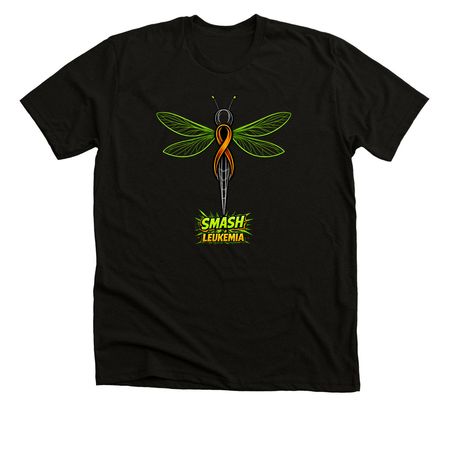SMASH Leukemia&nbsp;, a Solid Black Blend Premium Unisex Tee