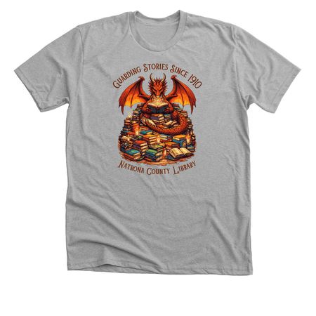 Dragon's Hoard, a Athletic Heather Premium Unisex Tee