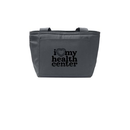 Insulated Lunch Bag, a Grey Steel Insulated Lunch Tote
