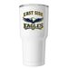 East Side- Tumbler, a White Insulated Tumbler