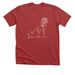 Joy with Jovie, a Heather Canvas Red Premium Unisex Tee