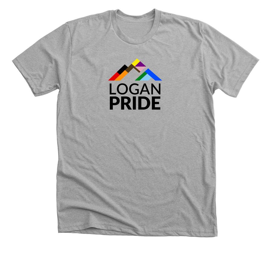 Logan Pride Adult T-Shirts&nbsp;, a Athletic Heather Premium Unisex Tee