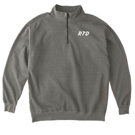 Jameson Design RTD, a Grey Comfort Colors Quarter Zip Pullover