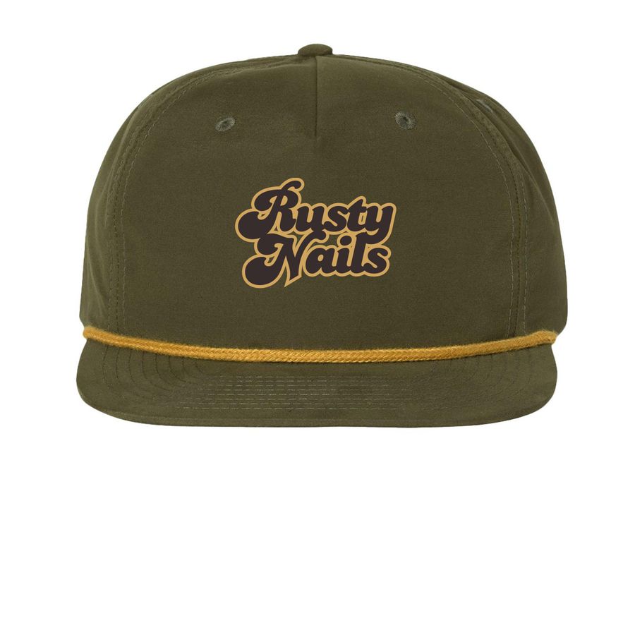 Rusty Nails Tour: Hats, a Loden/ Amber Gold Printed Umpqua Snapback Cap