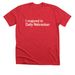 ... and minored in O'Rourke's(front and back), a Heather Red Premium Unisex Tee