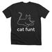 cat funt, a Dark Grey Heather Premium Unisex Tee