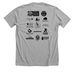 Bats Over Omaha 2026, a Athletic Heather Premium Unisex Tee (back-view)