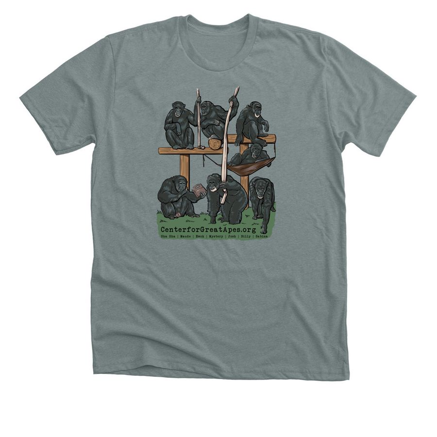 Ewok's Group, a Heather Blue Storm Premium Unisex Tee