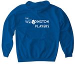 Witches!? In Salem!? Merch, a Royal Gildan Softstyle Pullover Hoodie (back-view)
