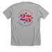 Democracy Starts in DC, a Athletic Heather Premium Unisex Tee (back-view)
