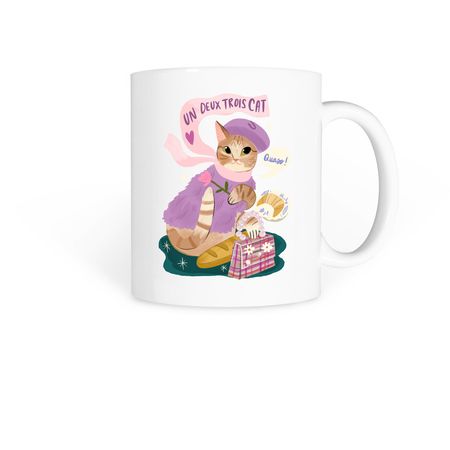 Frenchy French Honeybelle Mug, a White Coffee Mug
