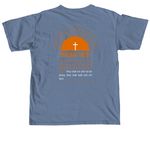 Isaiah 40:31 Shirt, a Blue Jean Comfort Colors Unisex Tee (back-view)