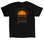 Isaiah 40:31 Shirt, a Black Classic Unisex Tee (back-view)