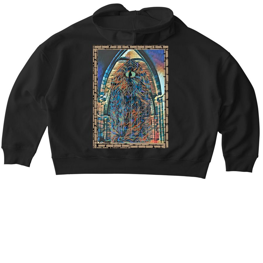 ANGELXEYES, a Black Stanley/Stella Women?s Stella Ida Zip Up Pullover Hoodie (back-view)