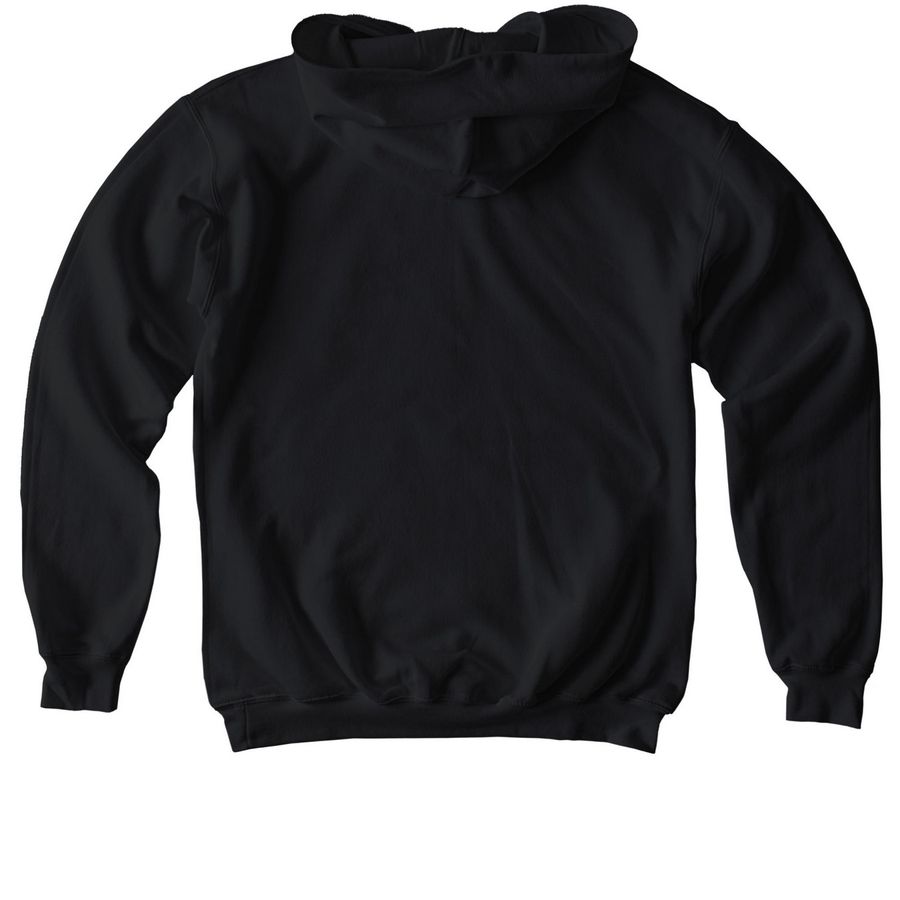 North Elementary School?s Shirt Fundraiser, a Black Softstyle Youth Pullover Hoodie (back-view)