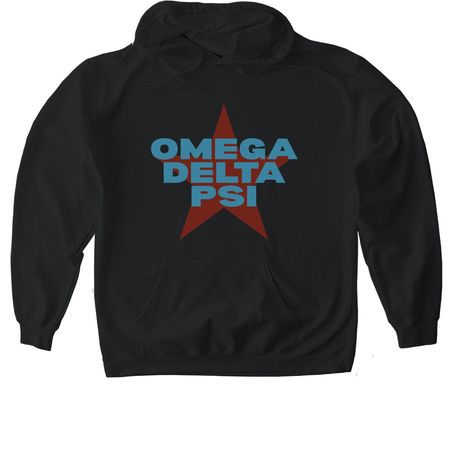 other star, a Black Gildan Softstyle Pullover Hoodie