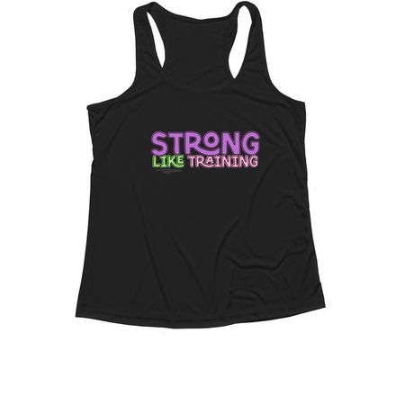 Stronglike Training Performance Line, a Black Women's Performance Tank