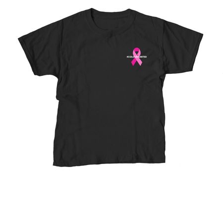 Breast Cancer Awareness 2026, a Black Youth Unisex Tee