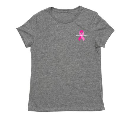 Breast Cancer Awareness 2026, a Aluminum Grey Allmade Eco Triblend Women?s Tee