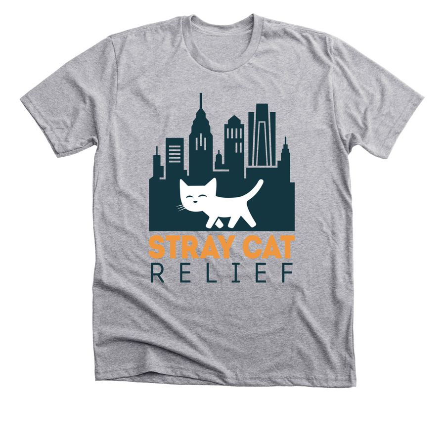 SCR LOGO TEES, a Athletic Heather Premium Unisex Tee