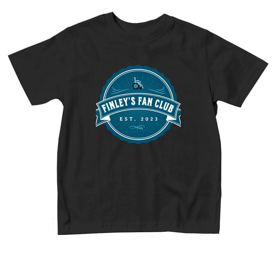 Finley?s Fan Club Fundraiser, a Black Toddler Tee