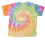 Splash bash, a Eternity Youth Tie Dye Tee (back-view)