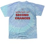 Serving up second chances, a Lagoon Classic Tie Dye Tee (back-view)