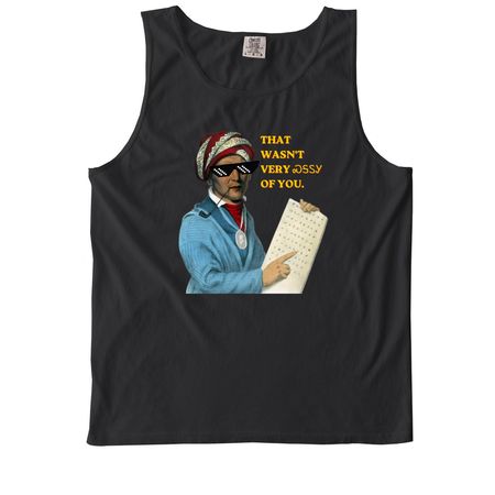 ???? - Sgadugi, a Black Comfort Colors Tank Top