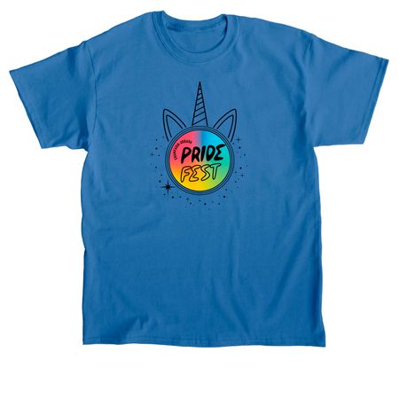 Pride Fest Unicorn 2025, a Sapphire Classic Unisex Tee